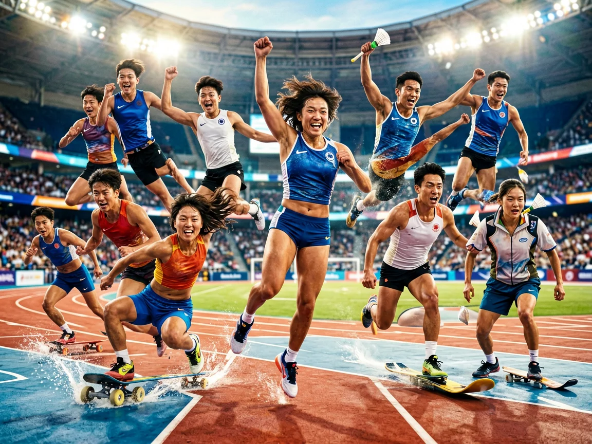弘扬奥林匹克精神中国队赛场奋勇拼搏尽显大国体育风范